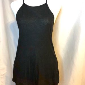 Ribbed high neck tank